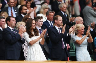 Image may contain Prince William Duke of Cambridge Andrew D. Hamilton Henri Leconte Accessories Formal Wear and Tie