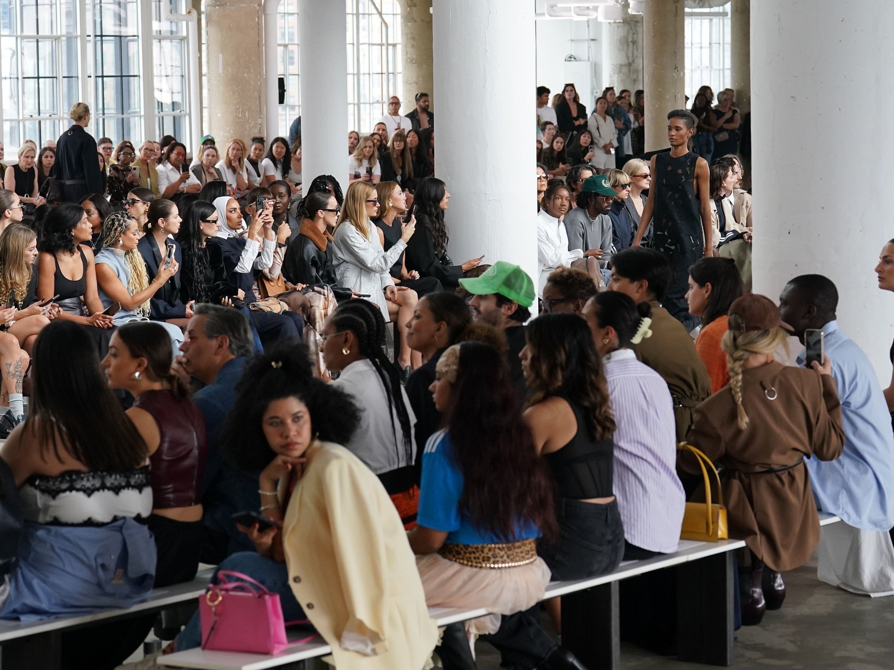 Ouch, My Back! The Worst Trend at NYFW Is the Backless Benches