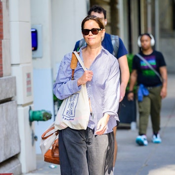 The Wider the Leg, the Better for Katie Holmes