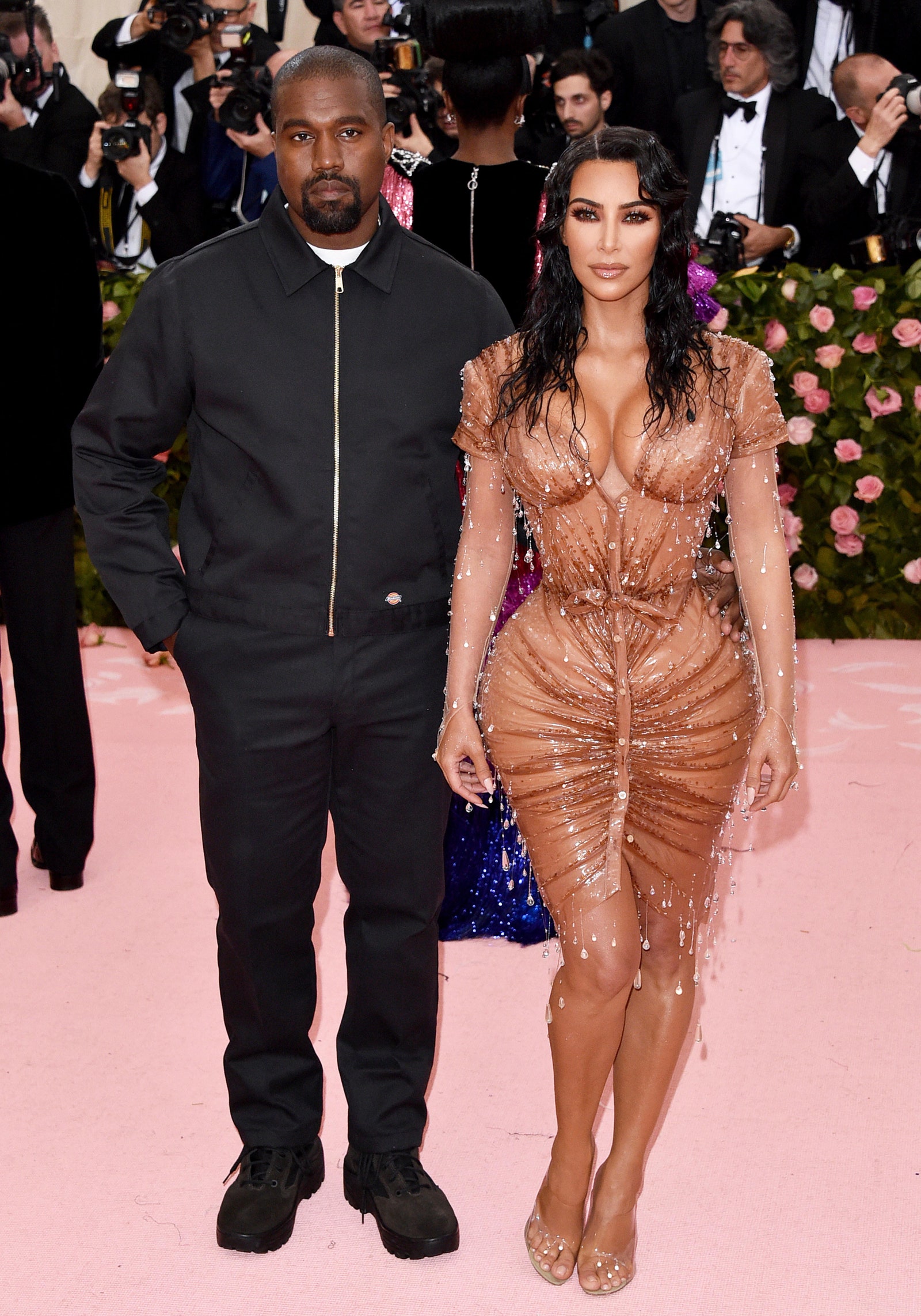 Kanye West and Kim Kardashian