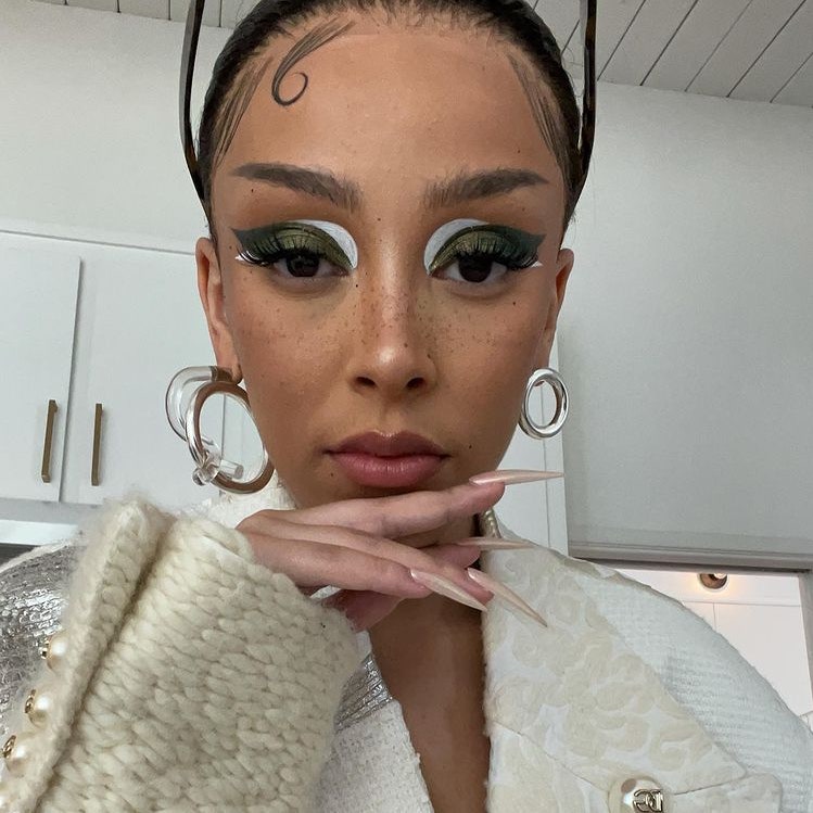 Vogue speaks to the artist behind Doja Cat’s mesmerising makeup transformations