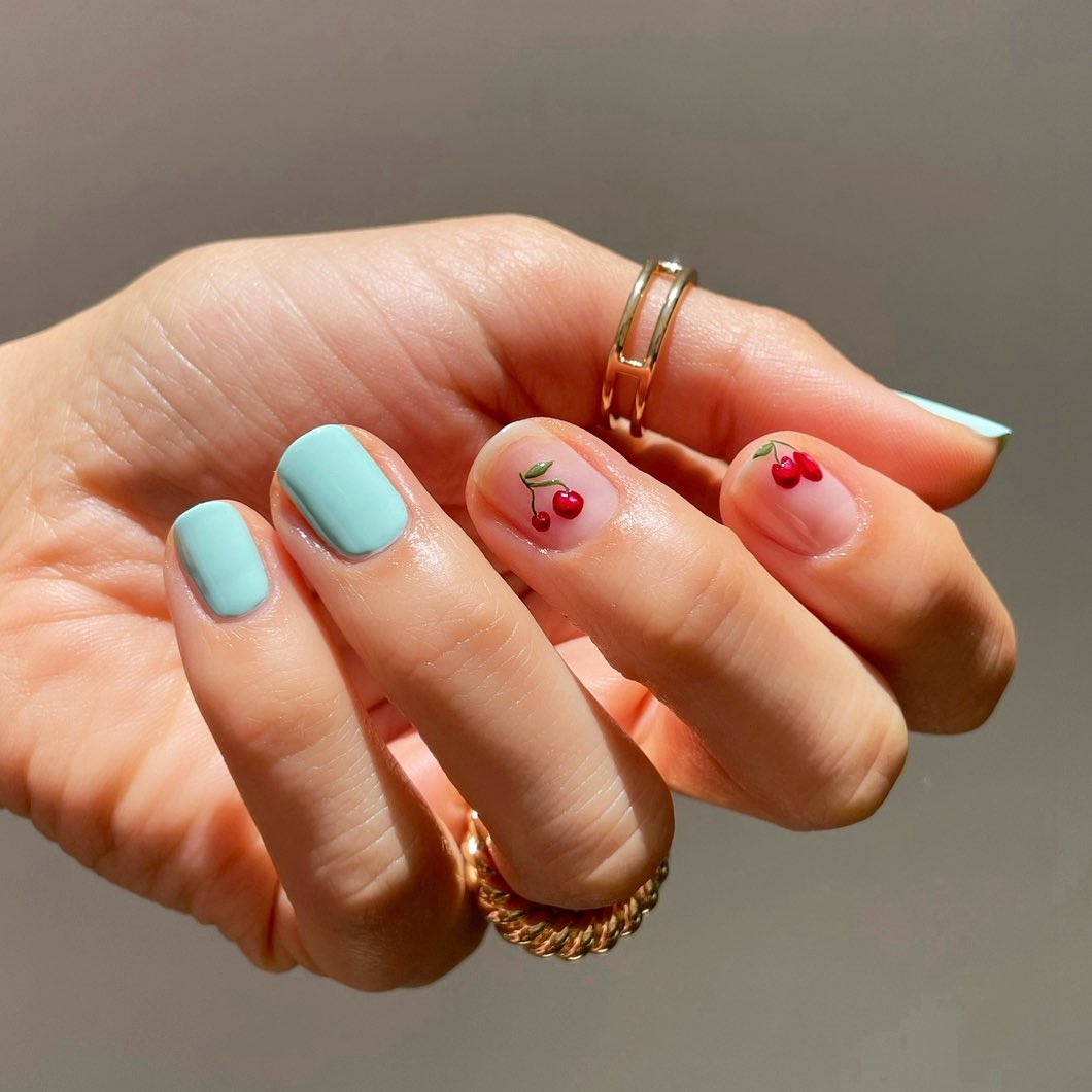 Cherry nails are about to be everywhere&#8211;here are 9 ways to try the chic trend