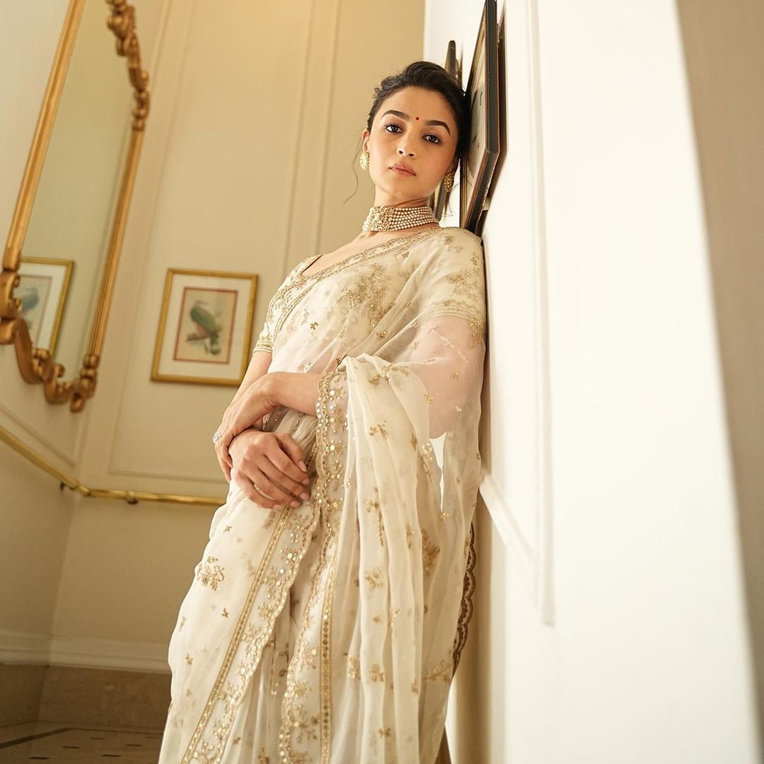 Alia Bhatt rewore and repurposed her Sabyasachi wedding sari for the National Film Awards 2023 ceremony