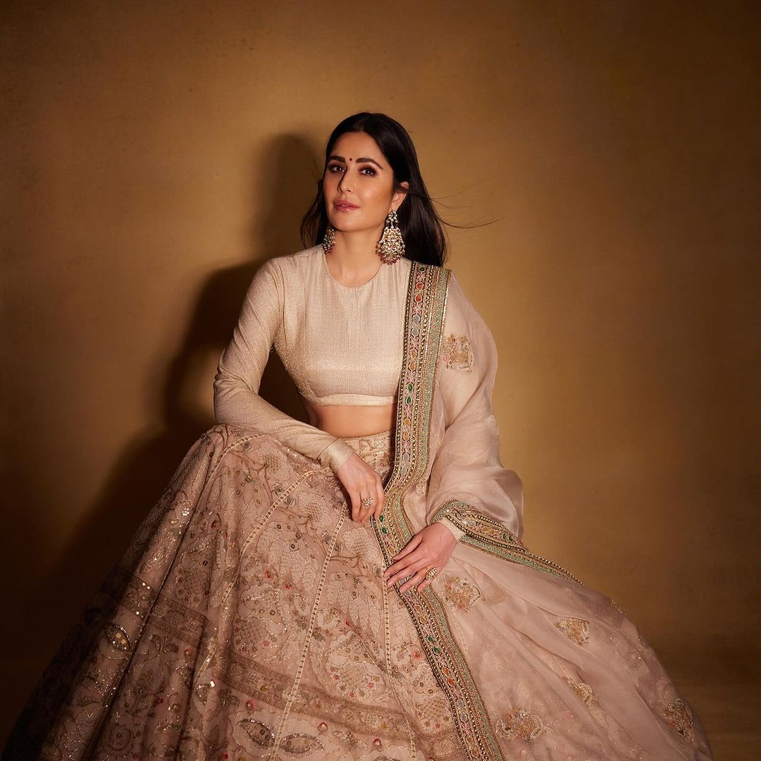 Katrina Kaif in a Sabyasachi lehenga proves that muted tones will headline this year’s festive wear