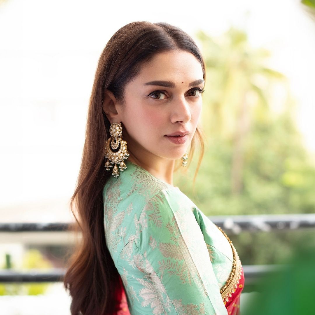 Aditi Rao Hydari’s red Raw Mango sari highlights the labour-intensive craft of bandhani