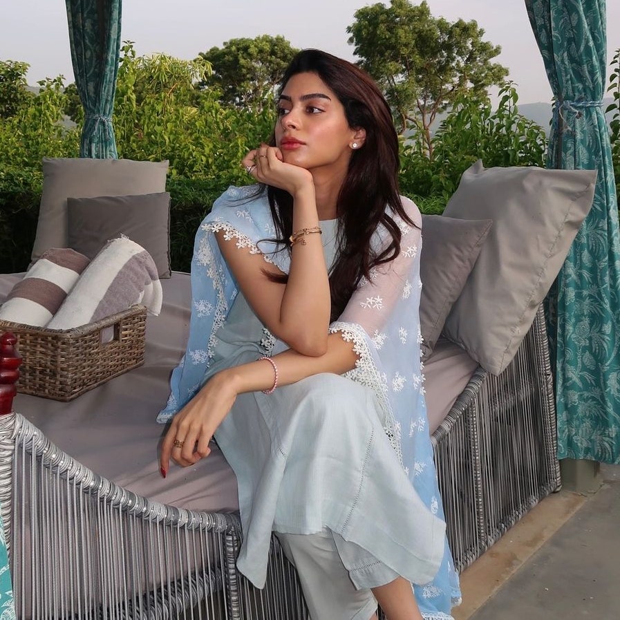 Khushi Kapoor’s periwinkle blue kurta is radiating total soft girl magic