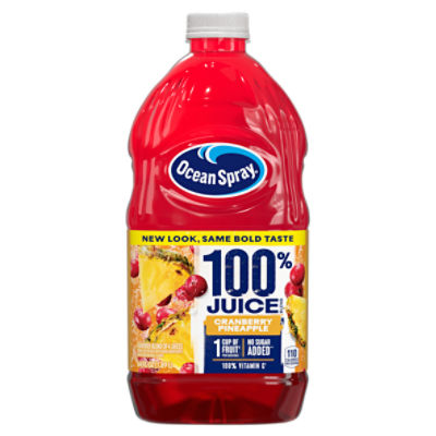 64oz 100% Cranberry Pineapple