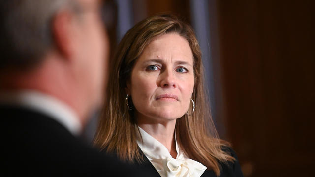 Senators Meet With Supreme Court Nominee Amy Coney Barrett 