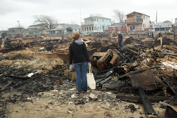 East Coast Begins To Clean Up And Assess Damage From Hurricane Sandy 