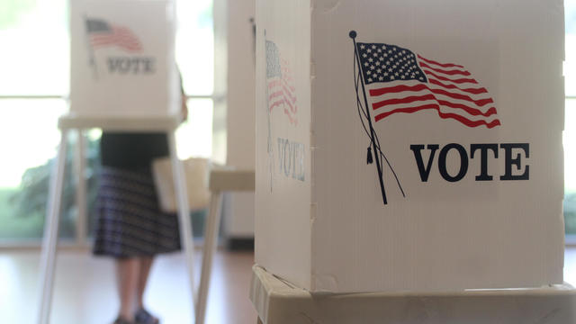 Voting Booths Ready for Use 