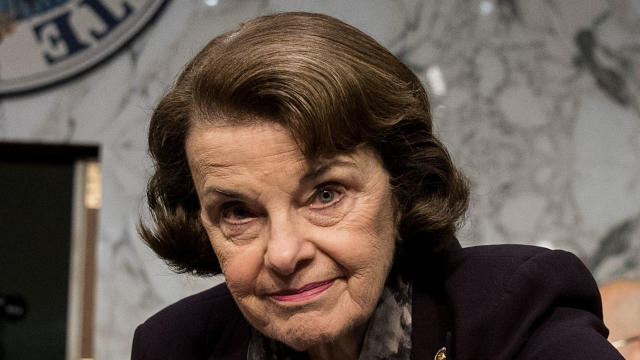 Sen. Dianne Feinstein, a Democrat from California, arrives for a Judiciary Committee hearing on Capitol Hill, December 6, 2017, in Washington. 