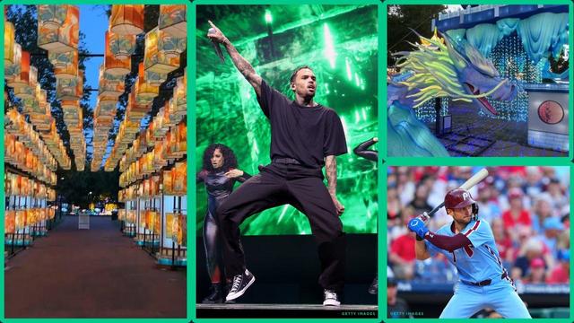 Things to do in Philly this weekend – Phillies-Marlins, Chris Brown, Chinese Lantern Festival, more 