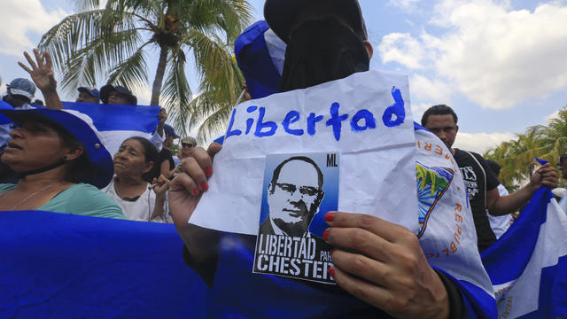 Nicaragua Good Friday Protest 