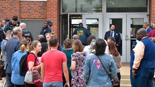 Investigators at scene of St. Louis high school shooting 