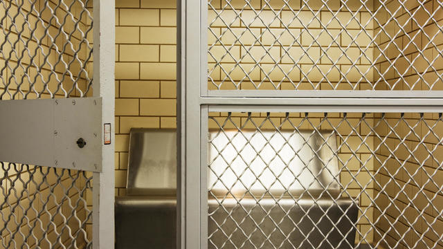 Empty Jail Holding Cell 