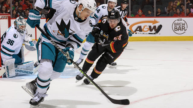 San Jose Sharks v Calgary Flames 