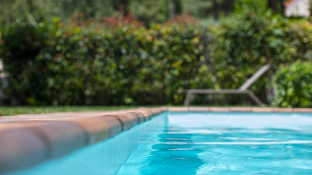 Close-up Blue Pool Water 