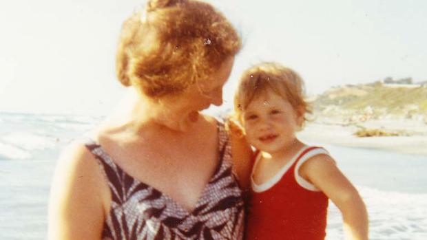 Penny and Claire Hough at Torrey Pines Beach 