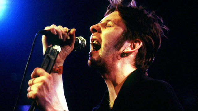 FILE PHOTO: Shane MacGowan, former lead singer of The Pogues, performs during the Montreux Jazz festival. 