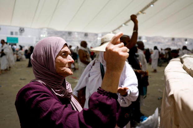 Annual haj pilgrimage in Mina 