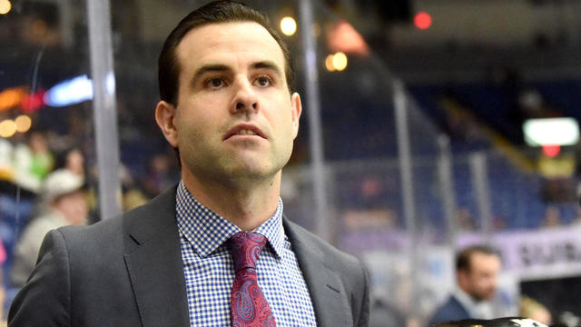 New Royals coach Kirk MacDonald. HOCKEY - The Reading Royals defeated the Norfolk Admirals 6-4 in a ECHL game at the Santander Arena.   HOCK Royals vs Norfolk   Photo by Harold Hoch   4/5/17 