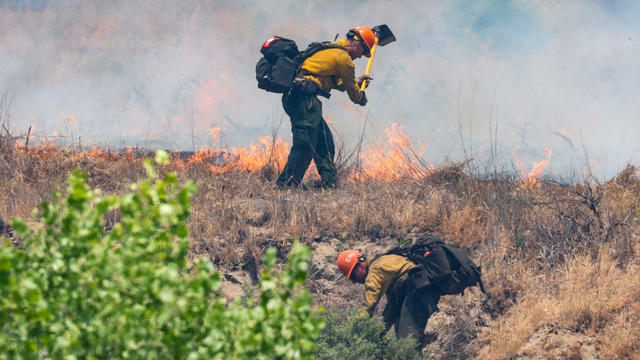 Post fire battle. 