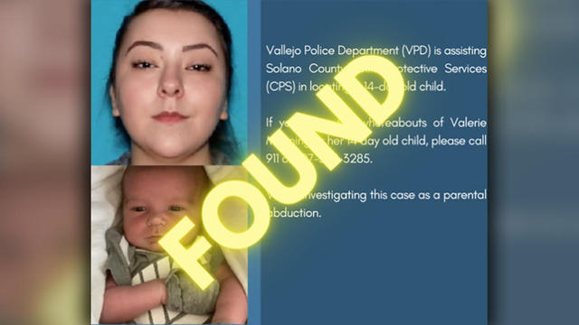 Vallejo Infant Found Safe 