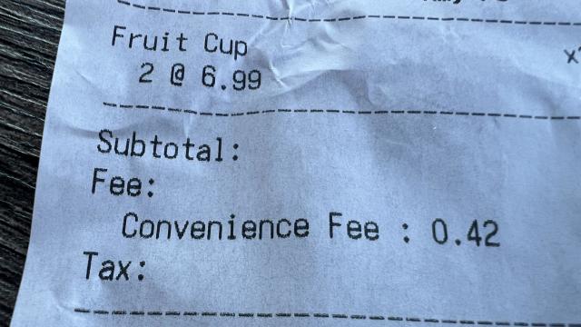 Convenience Fee 