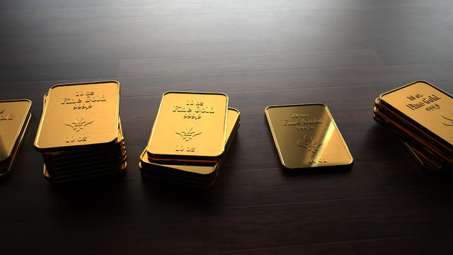 1 Oz Gold Bars 