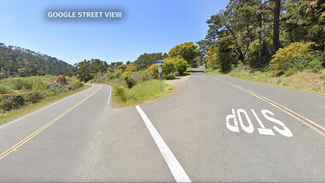 Sir Francis Drake Blvd at Pierce Point Rd. 