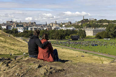 edinburgh couple castle 