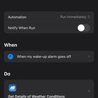 r/ios - Weather Automation