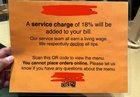 r/EndTipping - Service charge with no tipping allowed