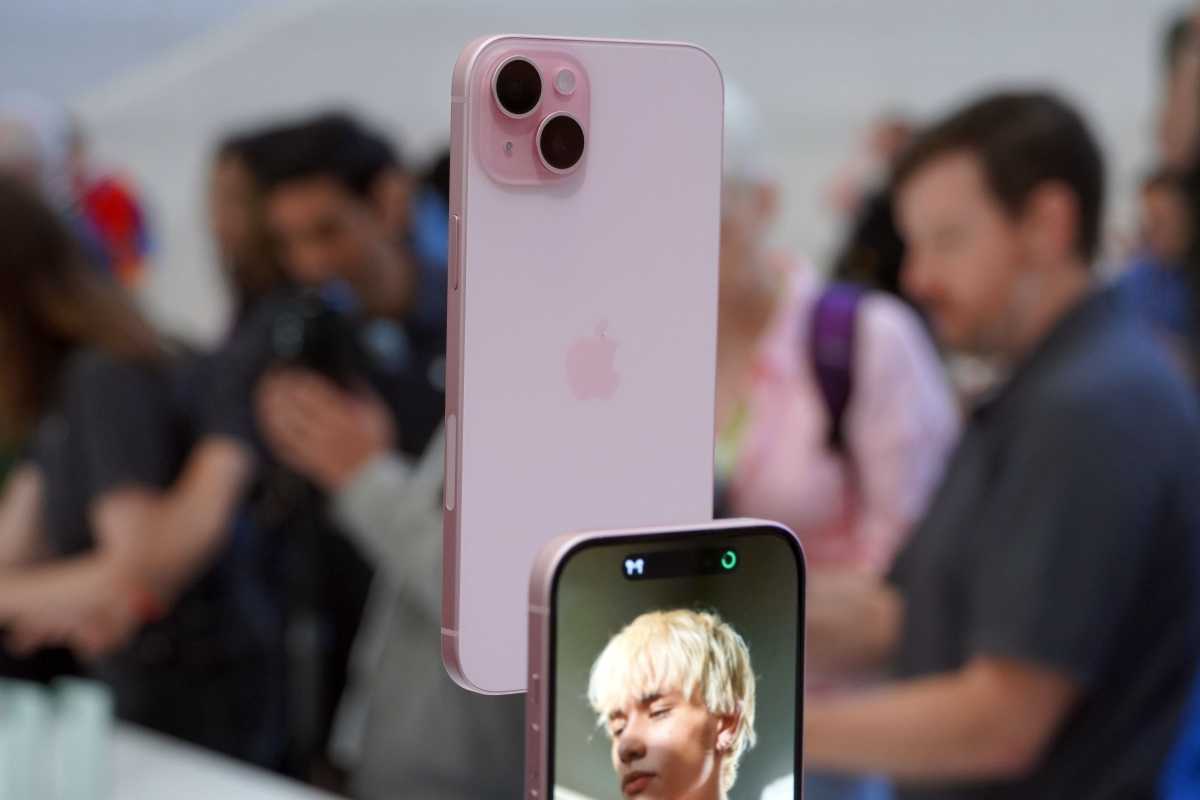 Pink iPhone 15