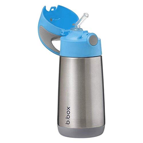 B.Box Stainless Steel Insulated Drink Bottle 12oz 350ML Blue Slate