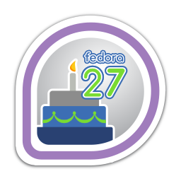 Fedora 27 Release Partygoer