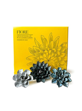 Ceramic Flower Wall Art Fiore Box Set