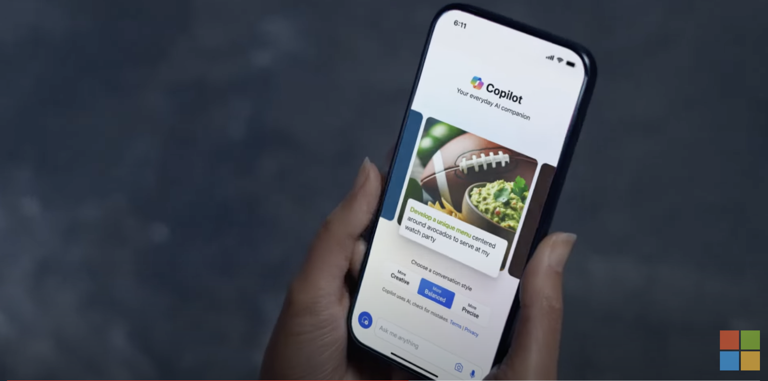 Microsoft Copilot on mobile