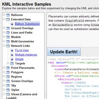 KML Interactive Sampler Screenshot 1 