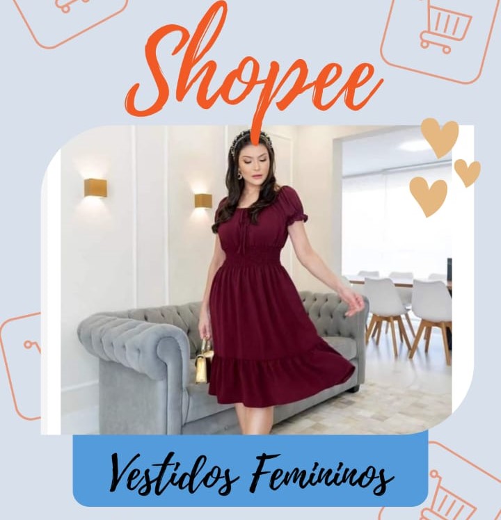 Vestidos da Shopee