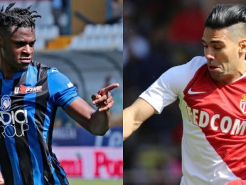 Duvan Zapata y Radamel Falcao. Fuente: Futbolred.com