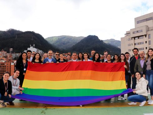 Equipo de la Embajada Británica en Colombia - Foto de Nataly Vargas