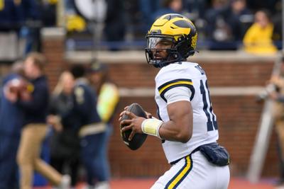 Quarterback Alex Orji had 15 rushes for 86 yards and a touchdown last season for Michigan, but did not attempt a pass in six games.