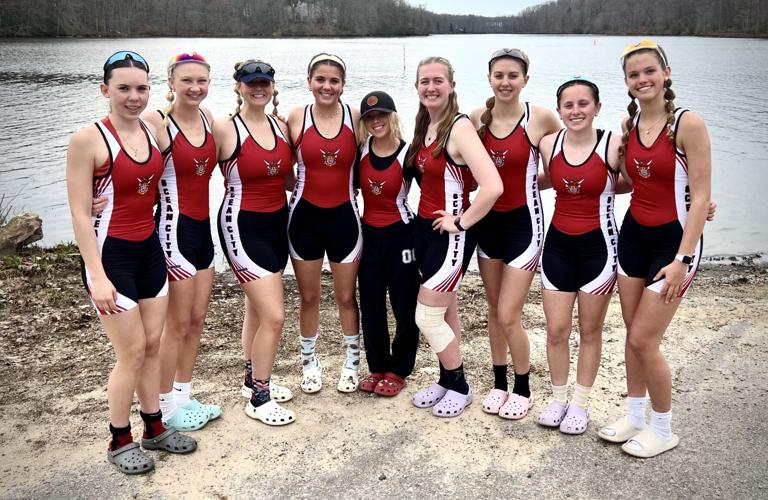 Ocean City girls second-eight crew in Virginia