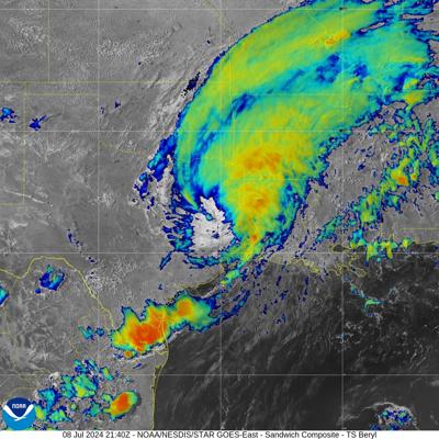 Weakening Beryl