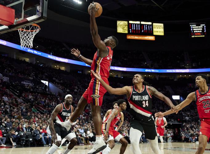 Pelicans Trail Blazers Basketball