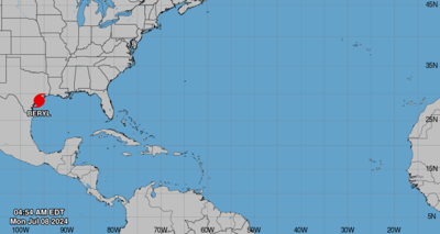 beryl landfall