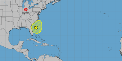 beryl remnants, another system