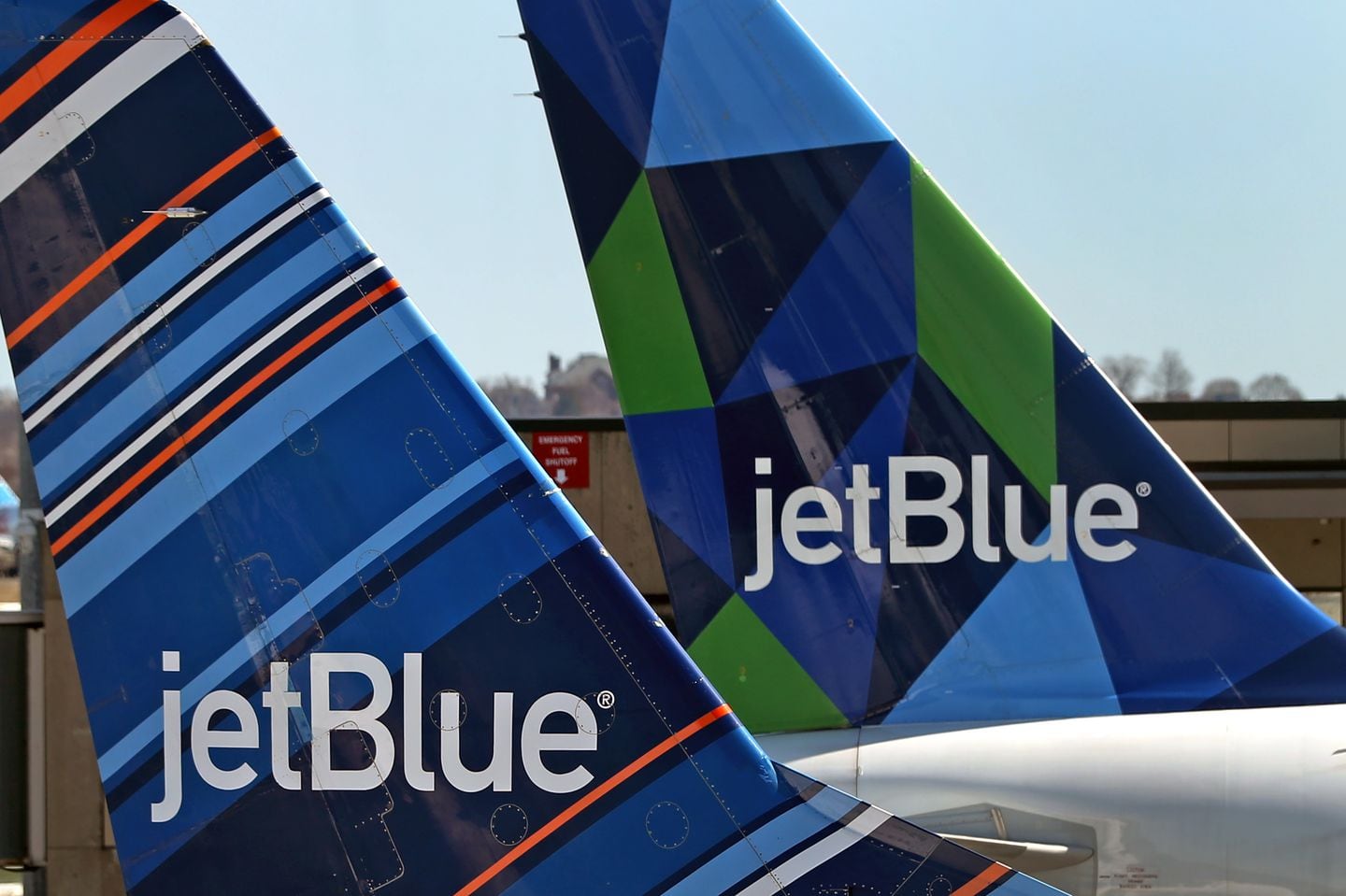 JetBlue at Logan Airport Terminal C in 2022.