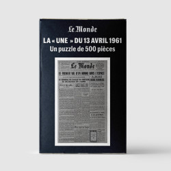 Un puzzle historique : la une du 13 avril 1961